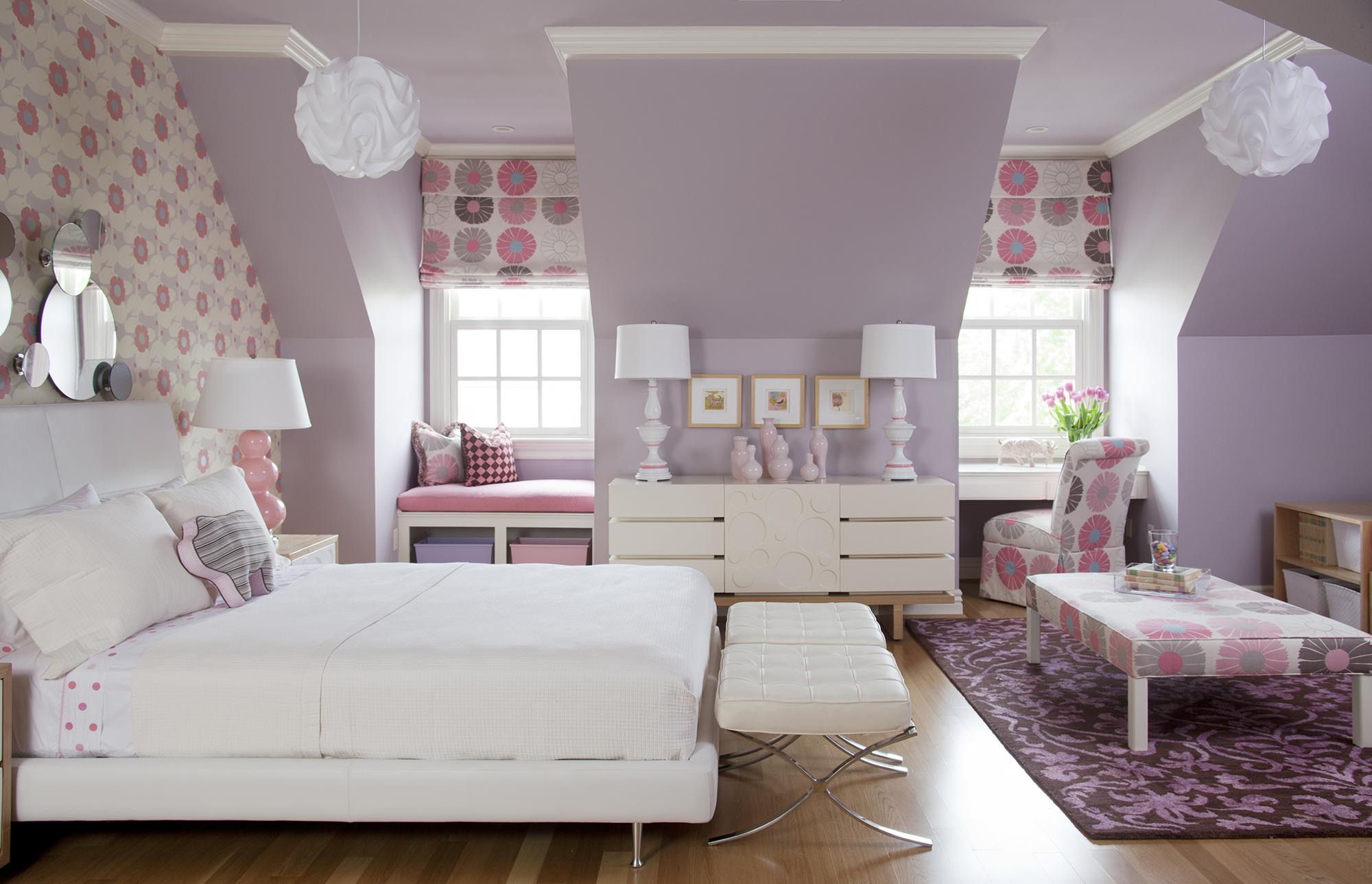 Красивый дизайн комнаты для девочки подростка