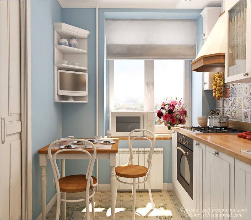 Кухня хрущевка 5 кв м с холодильником: фото дизайн