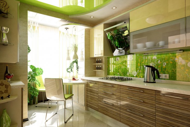 Кухня зеленого цвета — оригинальный дизайн и лучшие сочетания цветов!