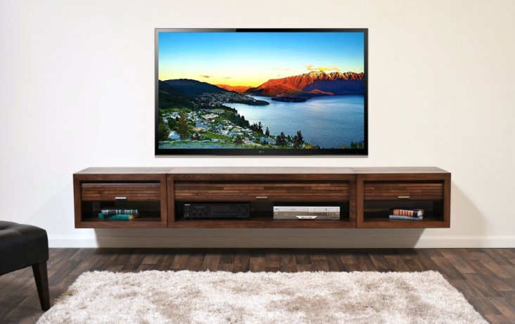 Телевизор на стене дизайн