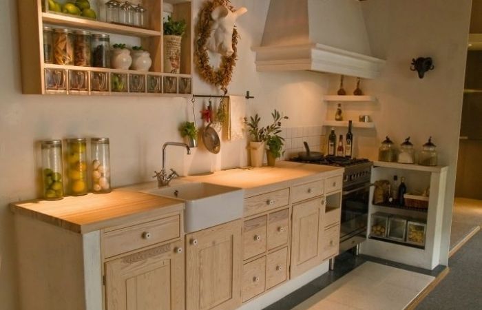 кухни без верхних шкафов фото дизайн